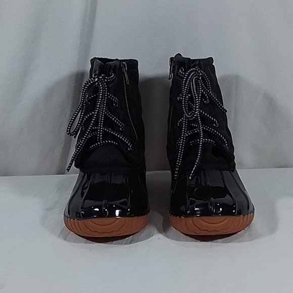 Women's Portland Boot Co. Quilted Duck Boot - Black - 8 - NIB - Picture 2 of 7